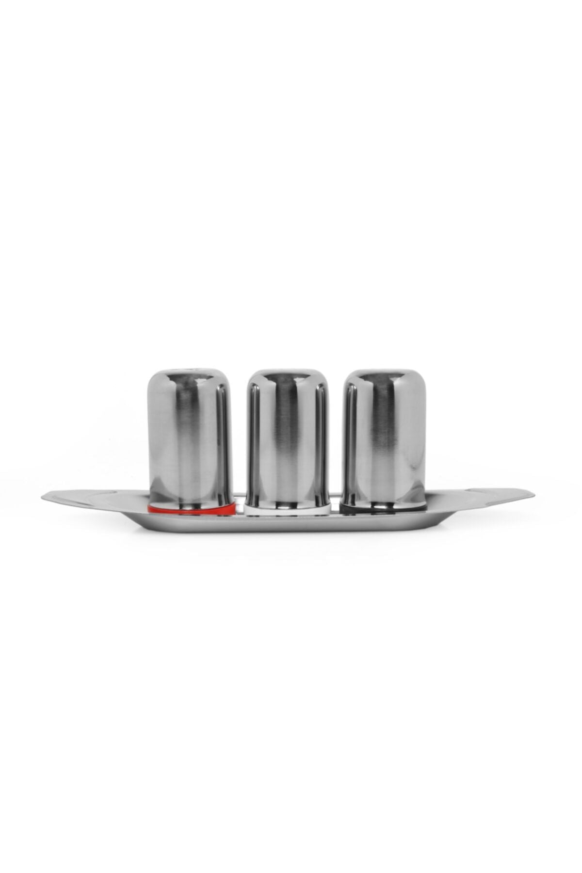 Tuzluk Baharatlık Pul Biberlik Takımı Paslanmaz Çelik Kafe Lokanta Restoran Gondol Set (MODEL 1)