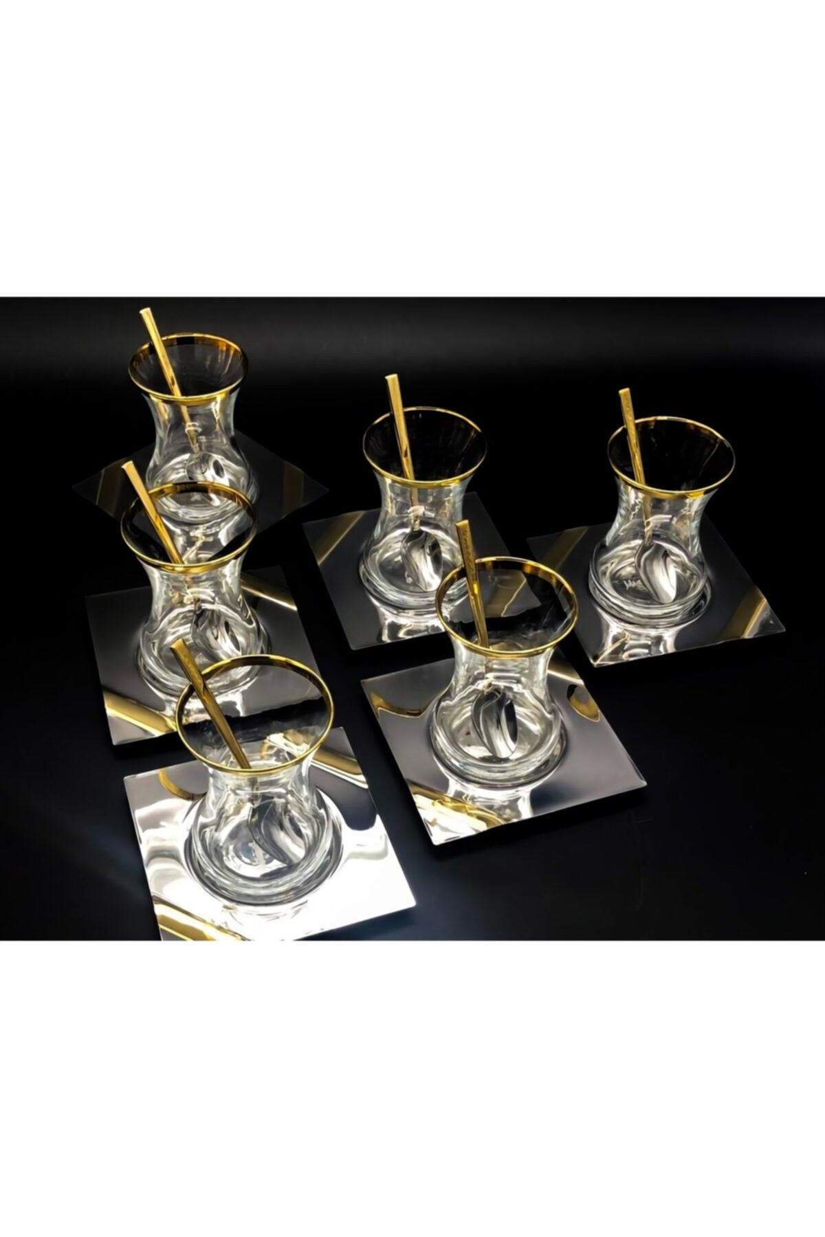 Gold Çay Seti 18 Parça