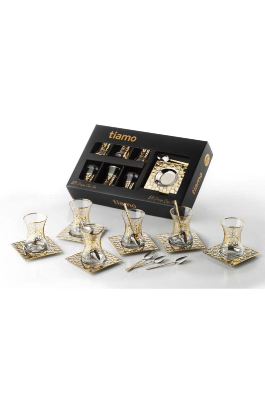 Selçuklu Çay Seti Gold 18 Parça / 6 Kişilik