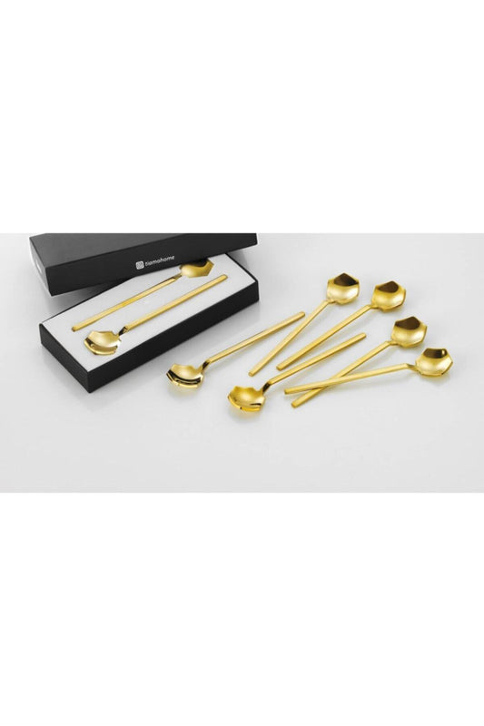 Diamond Çay Kaşık Titanium 6 Adet