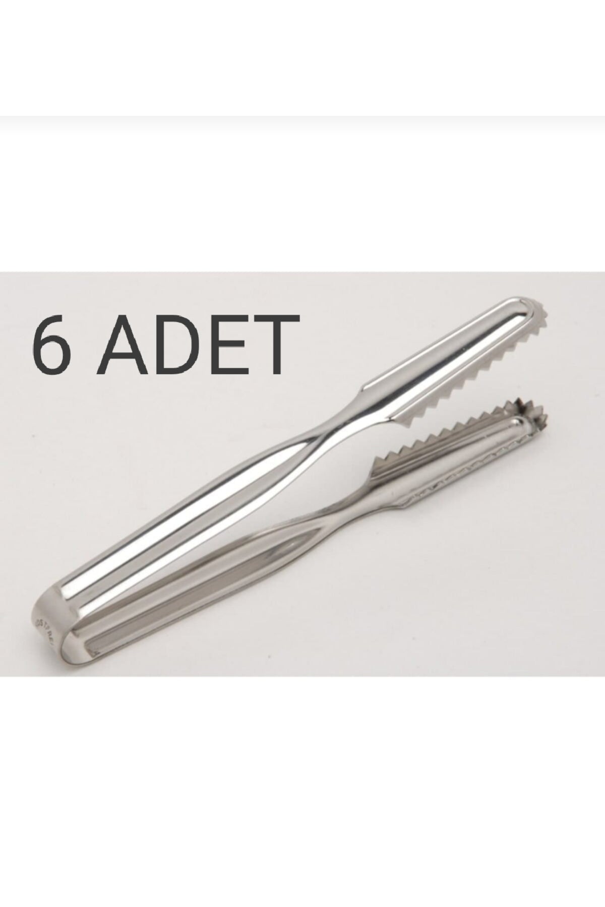 Paslanmaz Çelik Buz Maşası (16 CM) 6 Adet